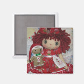 Gingerbread Magnet (Vorderseite/Rückseite)