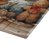 Gingerbread Man #11 Kitchen Cutting Board Schneidebrett (Ecke)
