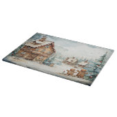 Gingerbread Man #12 Kitchen Cutting Board Schneidebrett (Ecke)