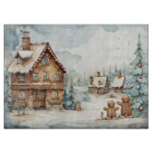 Gingerbread Man #12 Kitchen Cutting Board Schneidebrett (Vorderseite)