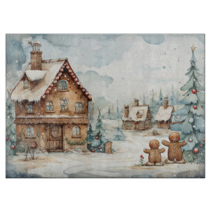 Gingerbread Man #12 Kitchen Cutting Board Schneidebrett