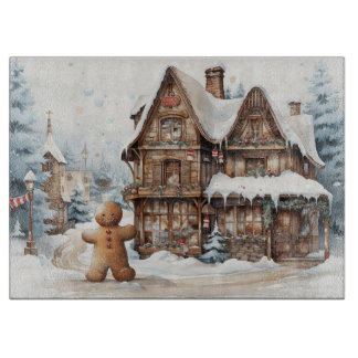 Gingerbread Man #14 Kitchen Cutting Board Schneidebrett