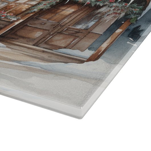 Gingerbread Man #14 Kitchen Cutting Board Schneidebrett (Ecke)