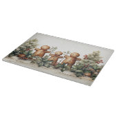 Gingerbread Man #15 Kitchen Cutting Board Schneidebrett (Ecke)