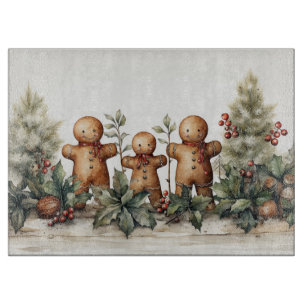 Gingerbread Man #15 Kitchen Cutting Board Schneidebrett