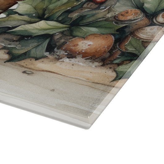 Gingerbread Man #15 Kitchen Cutting Board Schneidebrett (Ecke)