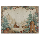 Gingerbread Man #2 Kitchen Cutting Board Schneidebrett (Vorderseite)