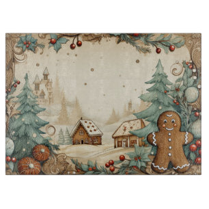 Gingerbread Man #2 Kitchen Cutting Board Schneidebrett