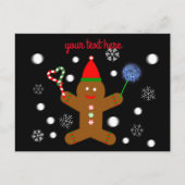 Gingerbread Man #2 Postkarte (Vorderseite)