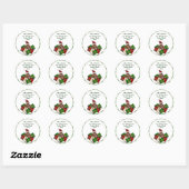 Gingerbread Man Address Stickers (Blatt)