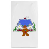Gingerbread Man and House Kleine Geschenktüte (Rückseite)