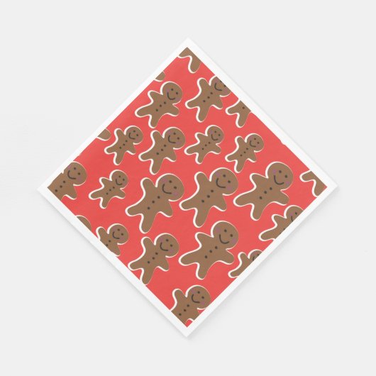 GINGERBREAD MAN ANSAMMLUNG PAPIER NAPKINS SERVIETTE (Ecke)