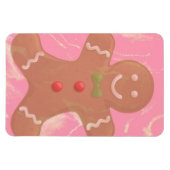Gingerbread Man Art Magnet (Horizontal)