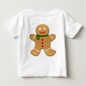 Gingerbread Man Baby T - Shirt (Rückseite)