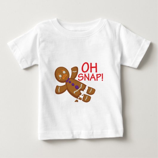 Gingerbread Man Baby T-shirt (Vorderseite)