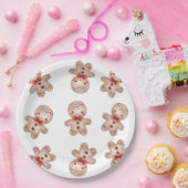 Gingerbread Man Babydusche Pappteller (Party)