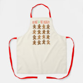 Gingerbread Man Bake and Be Merry Schürze (Vorderseite)