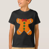 Gingerbread Man Body Costume For Halloween Or Chri T-Shirt (Vorderseite)