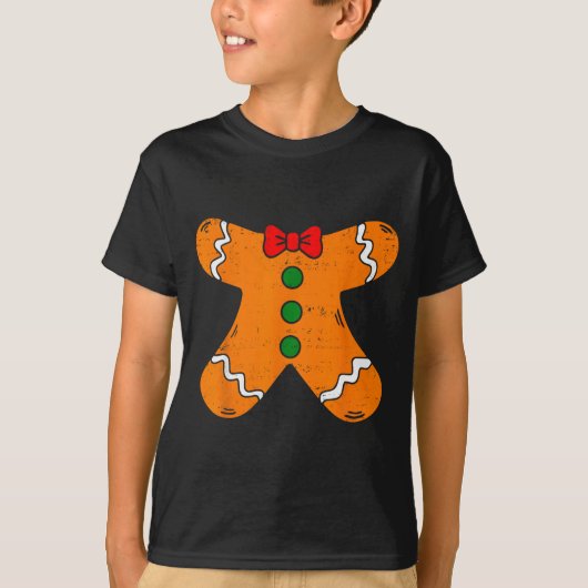 Gingerbread Man Body Costume For Halloween Or Chri T-Shirt (Vorderseite)