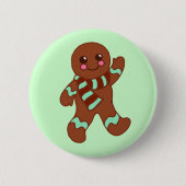 Gingerbread Man Button (Vorderseite)