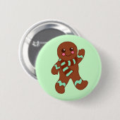 Gingerbread Man Button (Vorne & Hinten)