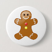Gingerbread Man Button (Vorderseite)