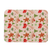 Gingerbread Man, Candy mints and ice cream Magnet (Horizontal)