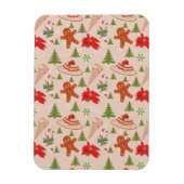 Gingerbread Man, Candy mints and ice cream Magnet (Vertikal)