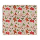 Gingerbread Man, Candy mints and ice cream Schneidebrett (Vorderseite)