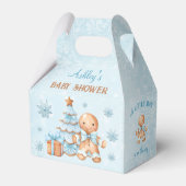 Gingerbread Man Christmas Baby Duschkabine Geschenkschachtel (Vorderseite)