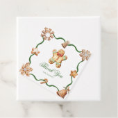 Gingerbread Man | Christmas Baby Shower  Geschenkanhänger (Beispiel)