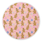 Gingerbread Man, Christmas balls Keramikknauf (Vorderseite)