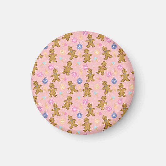 Gingerbread Man, Christmas balls Magnet (Vorne)