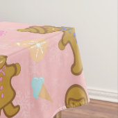 Gingerbread Man, Christmas balls Tischdecke (Beispiel)