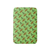 Gingerbread Man Christmas Bath Mat Badematte (Vorderseite Vertikal)
