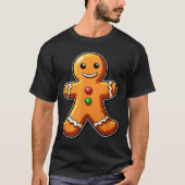 Gingerbread Man Christmas Cookie Baking Holiday Te T-Shirt (Vorderseite)