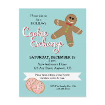 Gingerbread Man, Christmas Cookie Exchange Party
