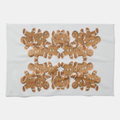 Gingerbread Man Christmas Cookie Holiday Baking Geschirrtuch (Horizontal)
