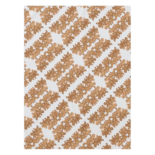 Gingerbread Man Christmas Cookie Holiday Baking Tischdecke (Vorderseite)