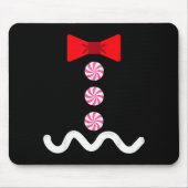 Gingerbread Man Christmas Costume Cookie Baking  Mousepad (Vorne)