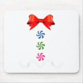 Gingerbread Man Christmas Costume Cookie Baking Mousepad (Vorne)