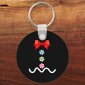 Gingerbread Man Christmas Costume Cookie Baking  Schlüsselanhänger (Vorderseite)