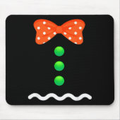 Gingerbread Man Christmas Costume For Kids &amp; A Mousepad (Vorne)
