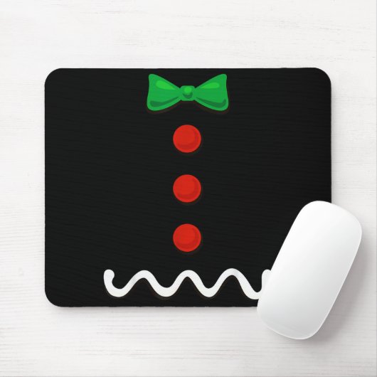 Gingerbread Man Christmas Costume  Mousepad (Mit Mouse)