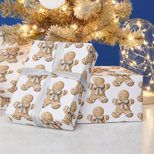 Gingerbread Man Christmas Geschenkpapier