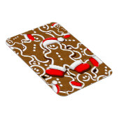 Gingerbread Man Christmas Santa Claus Throw Kissen Magnet (Rechte Seite)