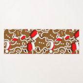 Gingerbread Man Christmas Santa Claus Yogamatte (Vorderseite (Horizontal))