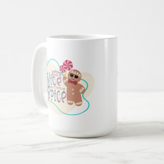 Gingerbread Man Christmas Tasse (Vorderseite Links)