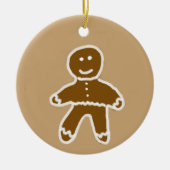 Gingerbread Man Circle Ornament (Vorne)