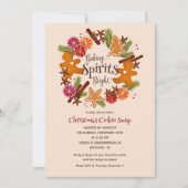 Gingerbread Man Citrus Cookie Swap Party Weihnacht Einladung (Vorderseite)